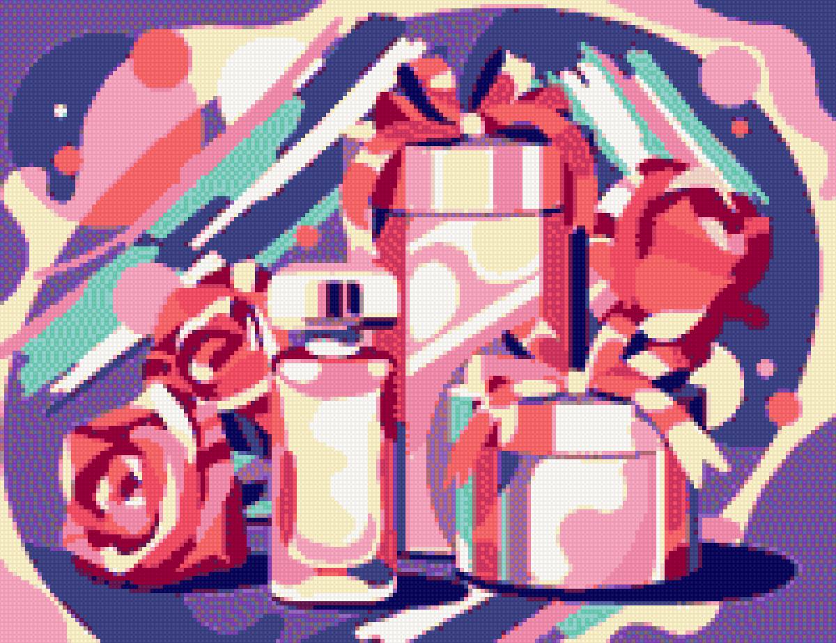 Для любимой женщины - розы, для любимой, цветы, любовь, подарок, букет, роза, духи - предпросмотр