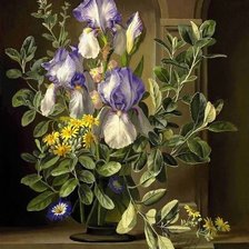 Схема вышивки «цветы»