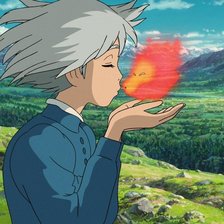 Схема вышивки «софи и кальцифер»