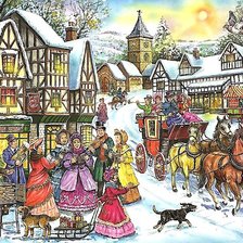 Схема вышивки «Перед рождеством»