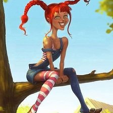 Схема вышивки «Пеппилота»