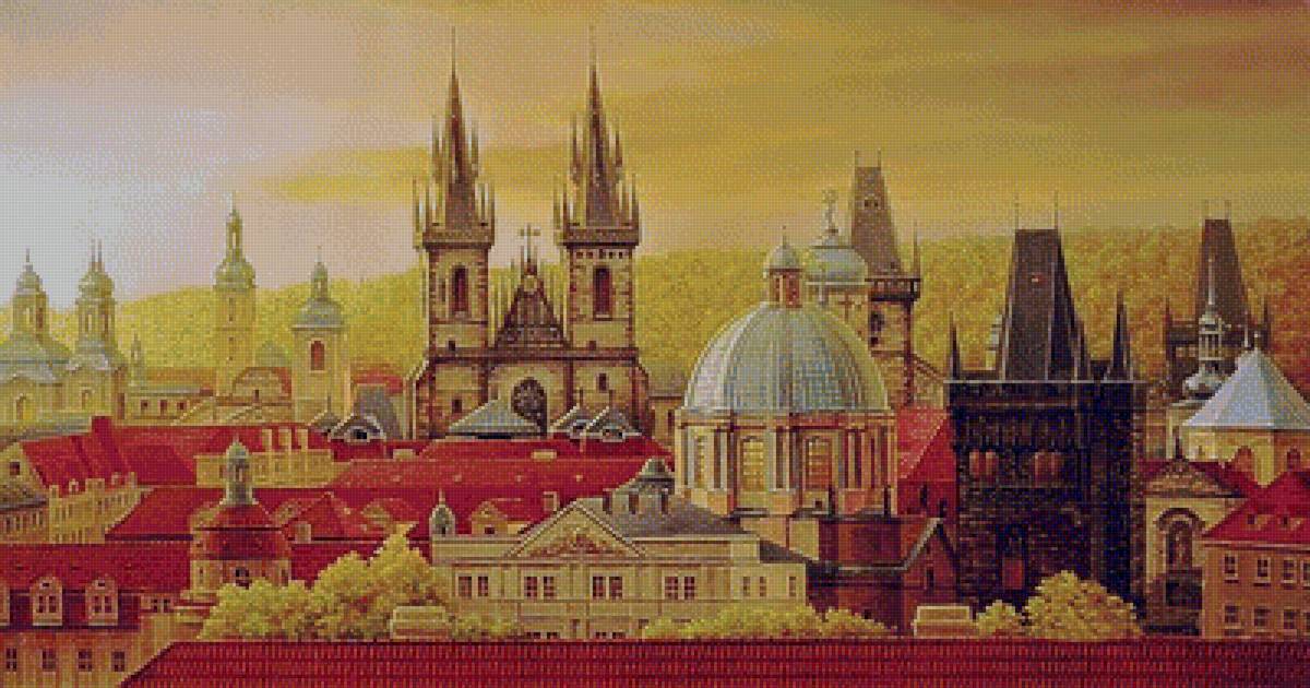 Прага - город, прага, городской пейзаж - предпросмотр