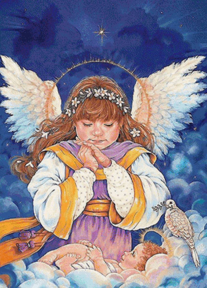 Ангелы - голубь, ангел - предпросмотр