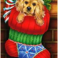 Схема вышивки «подарок»