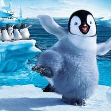 Схема вышивки «пингвины»