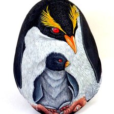 Схема вышивки «пингвины»