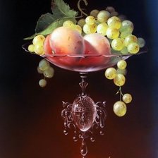 Схема вышивки «натюрморт с ягодами1»