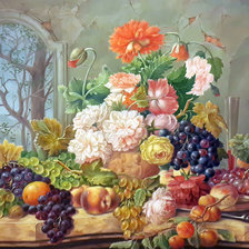 Схема вышивки «Натюрморт. Изобилие.»