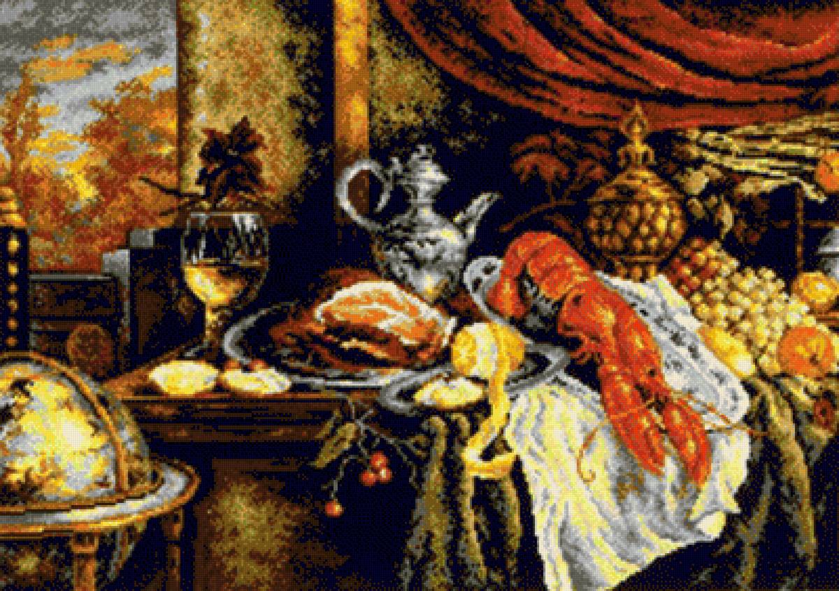 stół obfitości C. Munari - martwa natura - предпросмотр