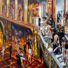 Схема вышивки «Бал у Сатаны. Булгаков. Мастер и Маргарита»