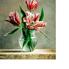 Схема вышивки «Тюльпаны.»