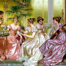 Схема вышивки «подружки»