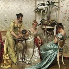 Схема вышивки «подружки»