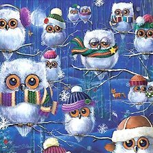 Схема вышивки «совы»