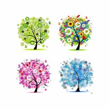 Схема вышивки «4 сезона»