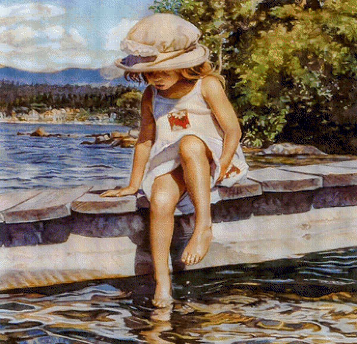 Water is Cold! - steve hanks art.children. - предпросмотр