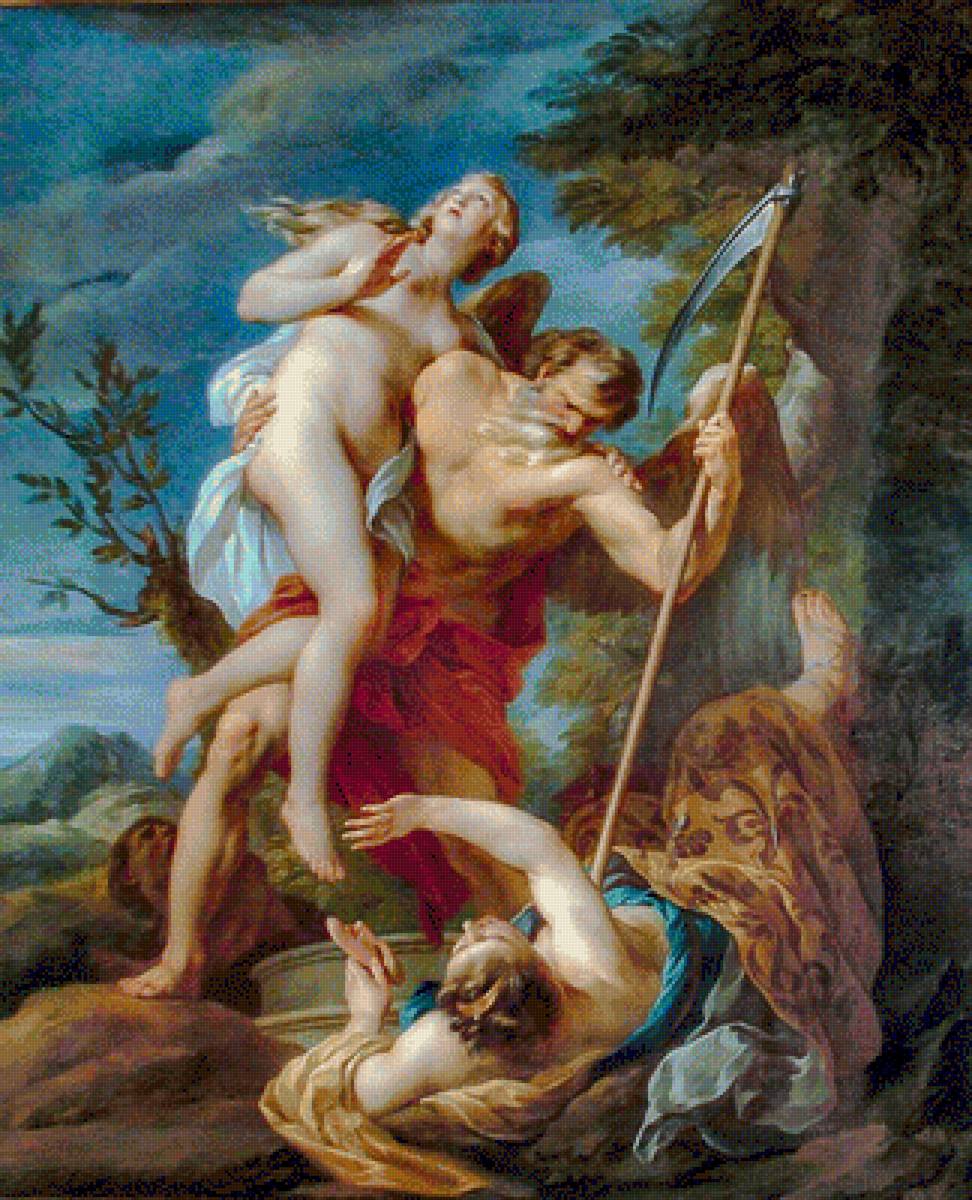 Time Saving Truth from Falsehood and Envy. - françois lemoyne paintings.mythological.people. - предпросмотр