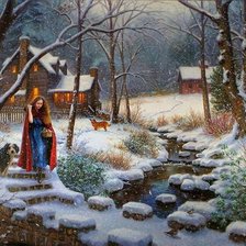 Схема вышивки «Золушка /по картине Марка Китли/»