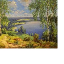 Схема вышивки «Волжские просторы /размер 308х205 крест/»