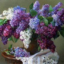 Схема вышивки «цветы»