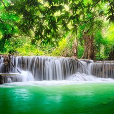 Схема вышивки «Водопад»