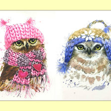 Схема вышивки «К зиме готовы:)»