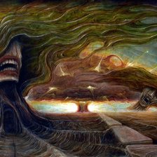 Схема вышивки «Крик Земли»