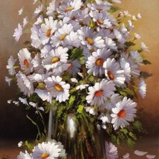 Схема вышивки «ромашки»