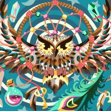 Схема вышивки «Ловец снов»