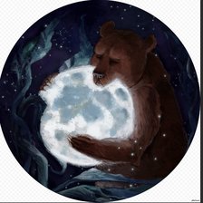 Схема вышивки «медведь»