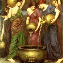 Схема вышивки «u vody»