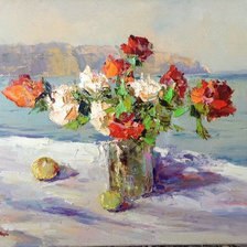 Схема вышивки «Рустем Стахурский картина»