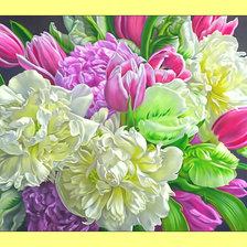 Схема вышивки «Букет.»