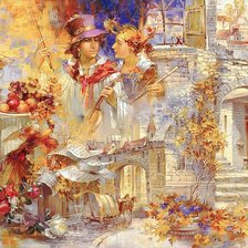 Схема вышивки «картины Риммы Вьюговой»