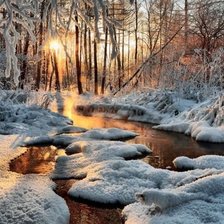 Схема вышивки «пейзаж»
