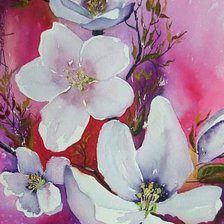 Схема вышивки «ЦВЕТЕНИЕ»