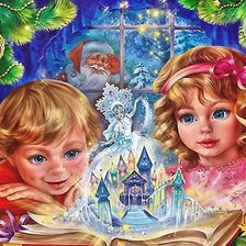 Схема вышивки «новогодняя сказка»