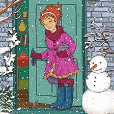 Схема вышивки «зимняя»