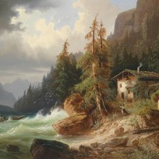 Схема вышивки «Морской пейзаж»