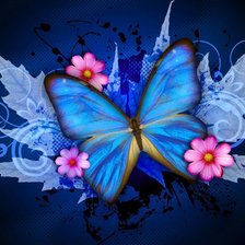 Схема вышивки «Бабочка»