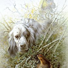 Схема вышивки «Охота»