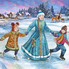 Схема вышивки «на катке»