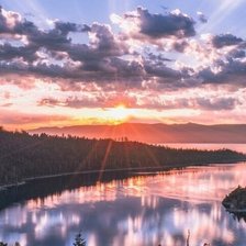 Схема вышивки «Краски рассвета»