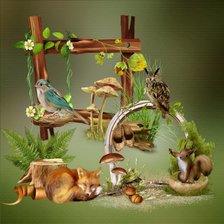 Схема вышивки «природа»