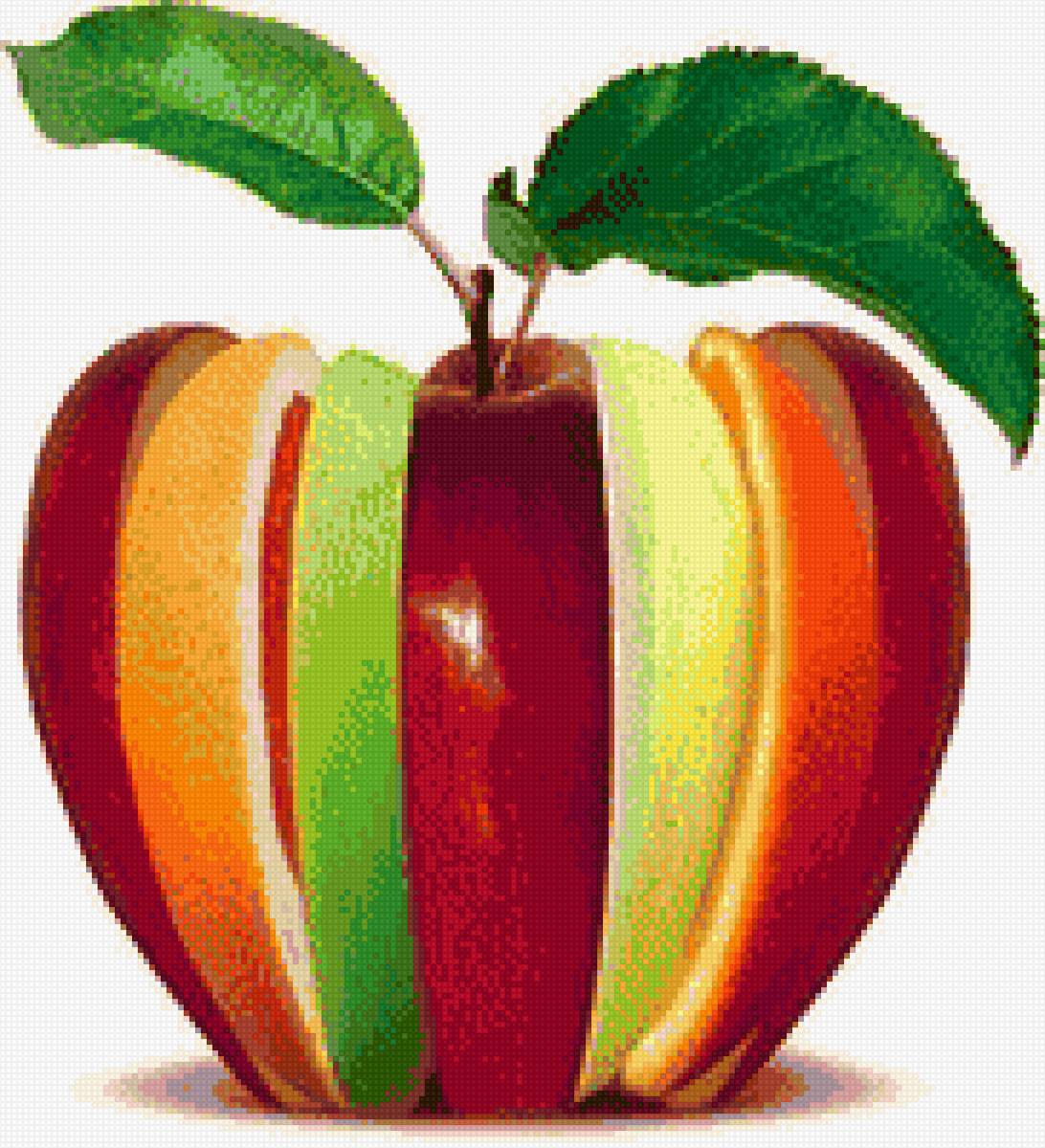 Фруктовый Микс2 - триптих, фрукты, кухня - предпросмотр