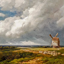 Схема вышивки «The Gathering Storm.»