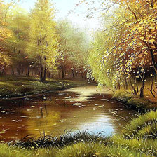 Схема вышивки «Осень.»