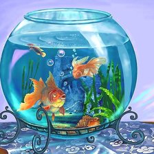 Схема вышивки «Аквариум»