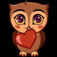 Схема вышивки «сова»