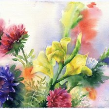 Схема вышивки «БУКЕТ СЕНТЯБРЯ»